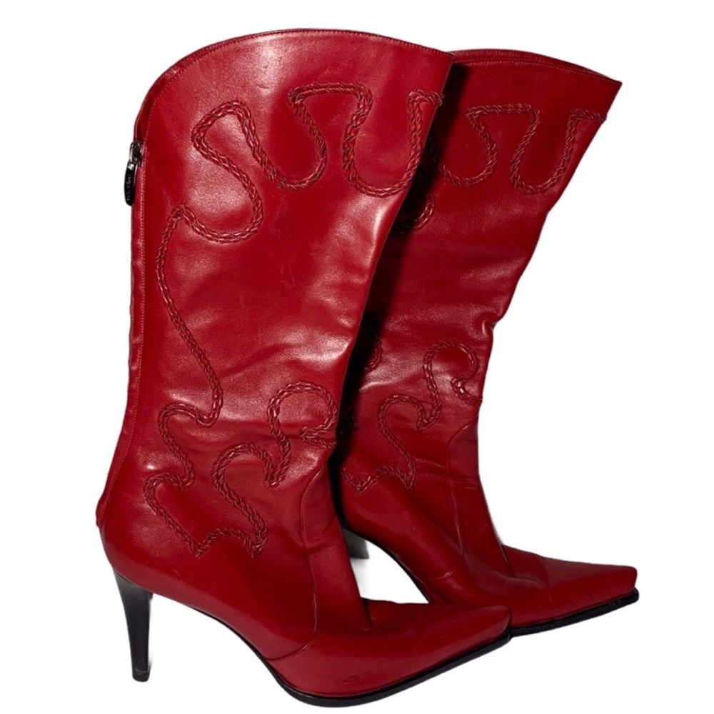 Sergio Rossi Italian Leather Knee High Boots